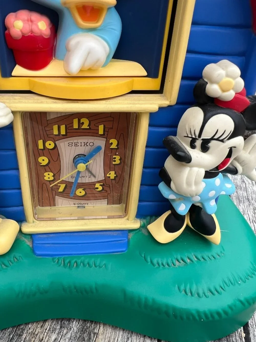 Vintage Disney Mickey, Minnie & Donald Duck - Talking Clock - Seiko